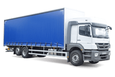 Car Hire Middleton - 26 Tonne Curtain Side Lorry - Truck hire Middleton