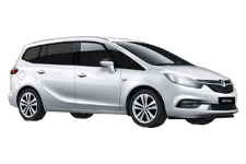 Car Hire Middleton - Vauxhall Zafira 7-Seater - Minibus hire Middleton
